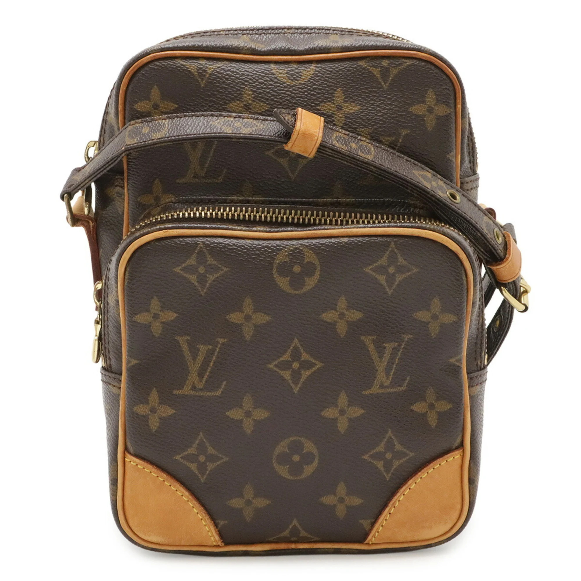 Louis Vuitton Brown Monogram Pochette Shoulder Bag